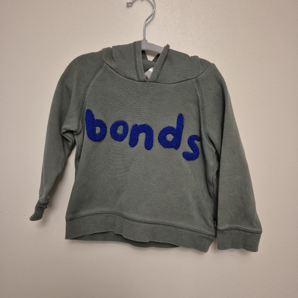 2T - Bonds Olive Hoodie with Navy Logo
